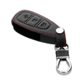 kwmobile Schlüsselhülle für Ford 3-Tasten Autoschlüssel Keyless Go Hülle - Autoschlüssel Schlüssel Hülle - Schlüsselcover aus Kunstleder