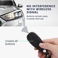 kwmobile Schlüsselhülle für Ford 3-Tasten Autoschlüssel Keyless Go Hülle - Autoschlüssel Schlüssel Hülle - Schlüsselcover aus Kunstleder