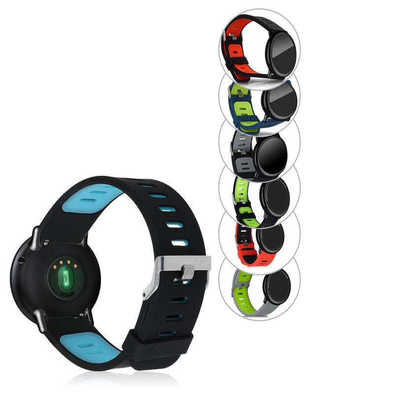 kwmobile Silikon Uhrenarmband für Huami Amazfit Armband - Ersatzarmband für Fitnesstracker - Wechselarmband Smartwatch