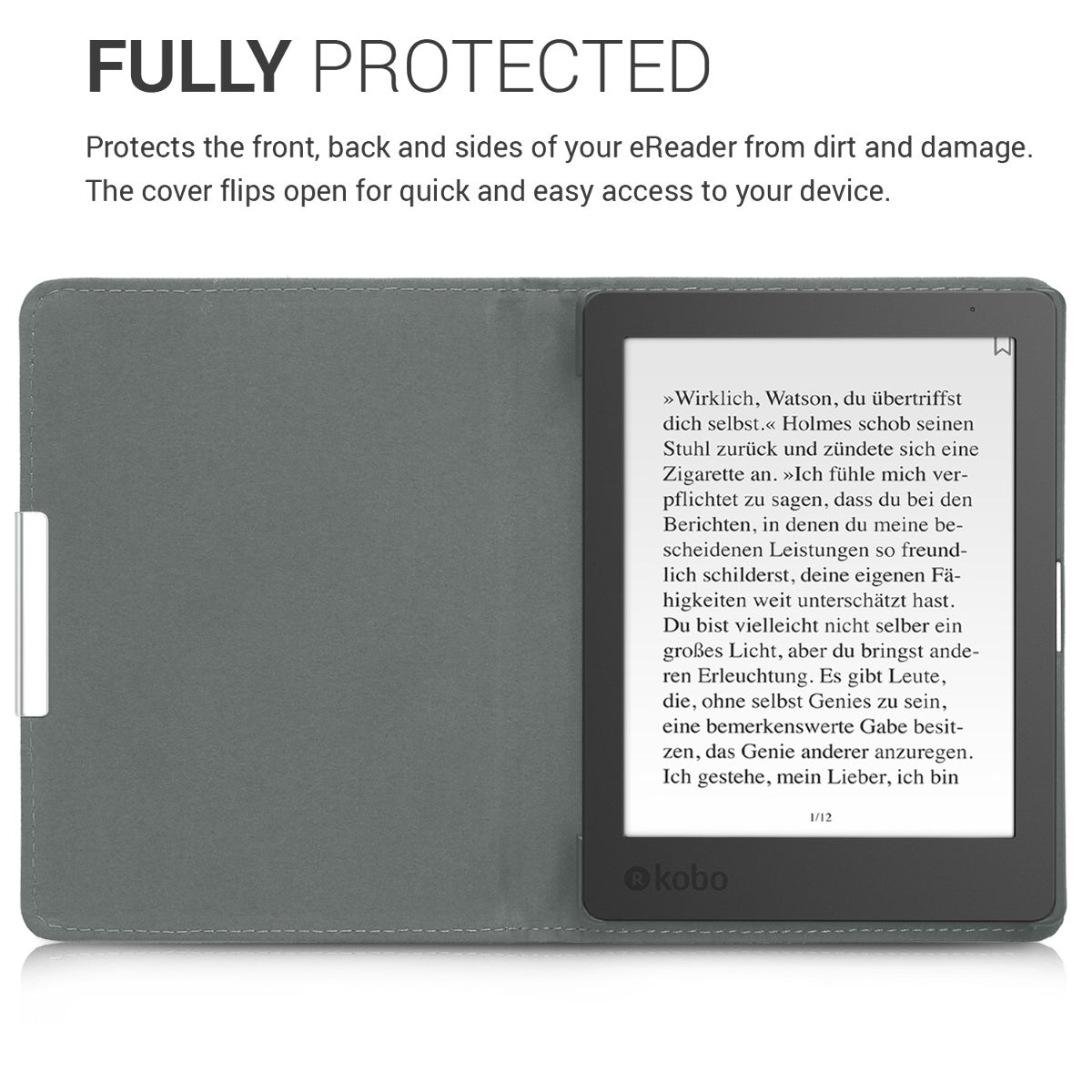 Kobo Aura Edition 1 eReader Hülle Stoff