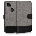 kwmobile Wallet Case kompatibel mit Google Pixel 2 XL - Hülle mit Ständer - Handyhülle Kartenfächer