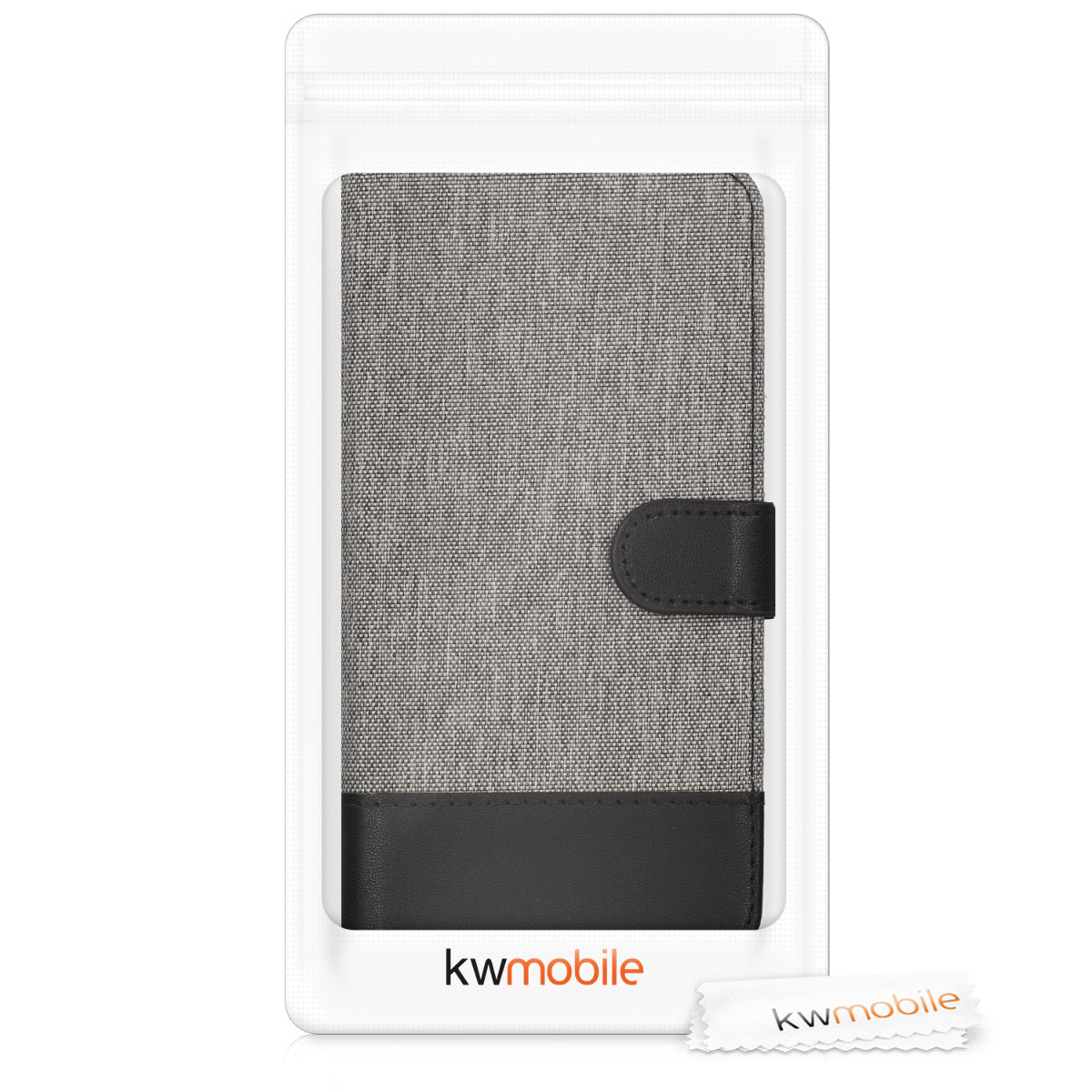 kwmobile Wallet Case kompatibel mit Google Pixel 2 XL - Hülle mit Ständer - Handyhülle Kartenfächer