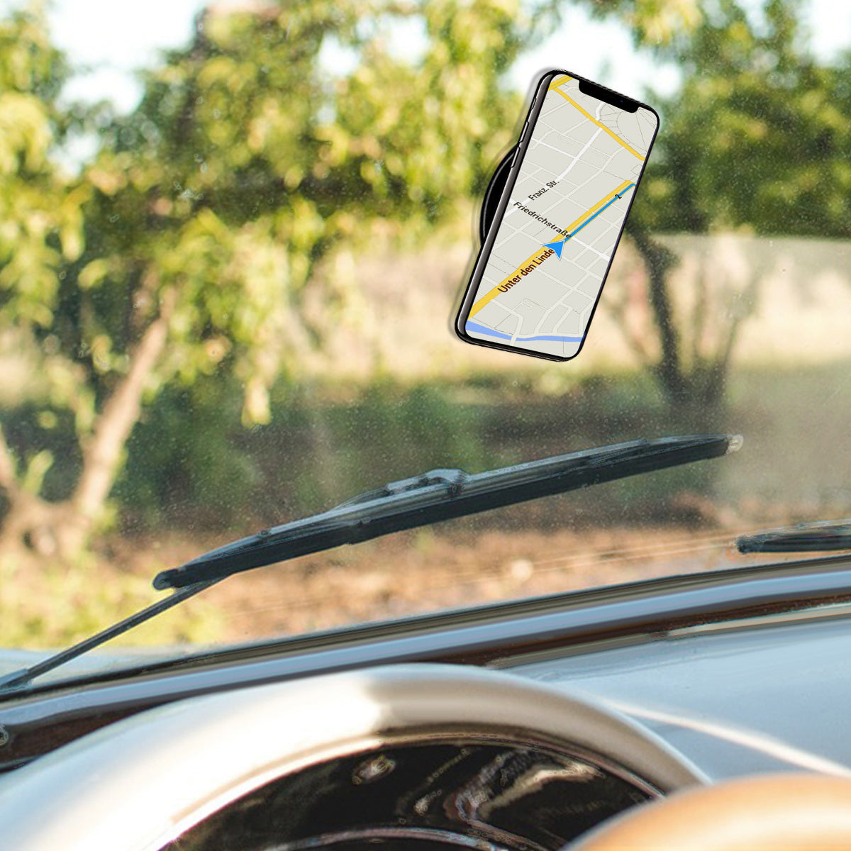 kwmobile 3x Universal Gel Klebepads - Doppelseitig klebende Anti-Rutsch Gelpads - optimal als Smartphone Halter