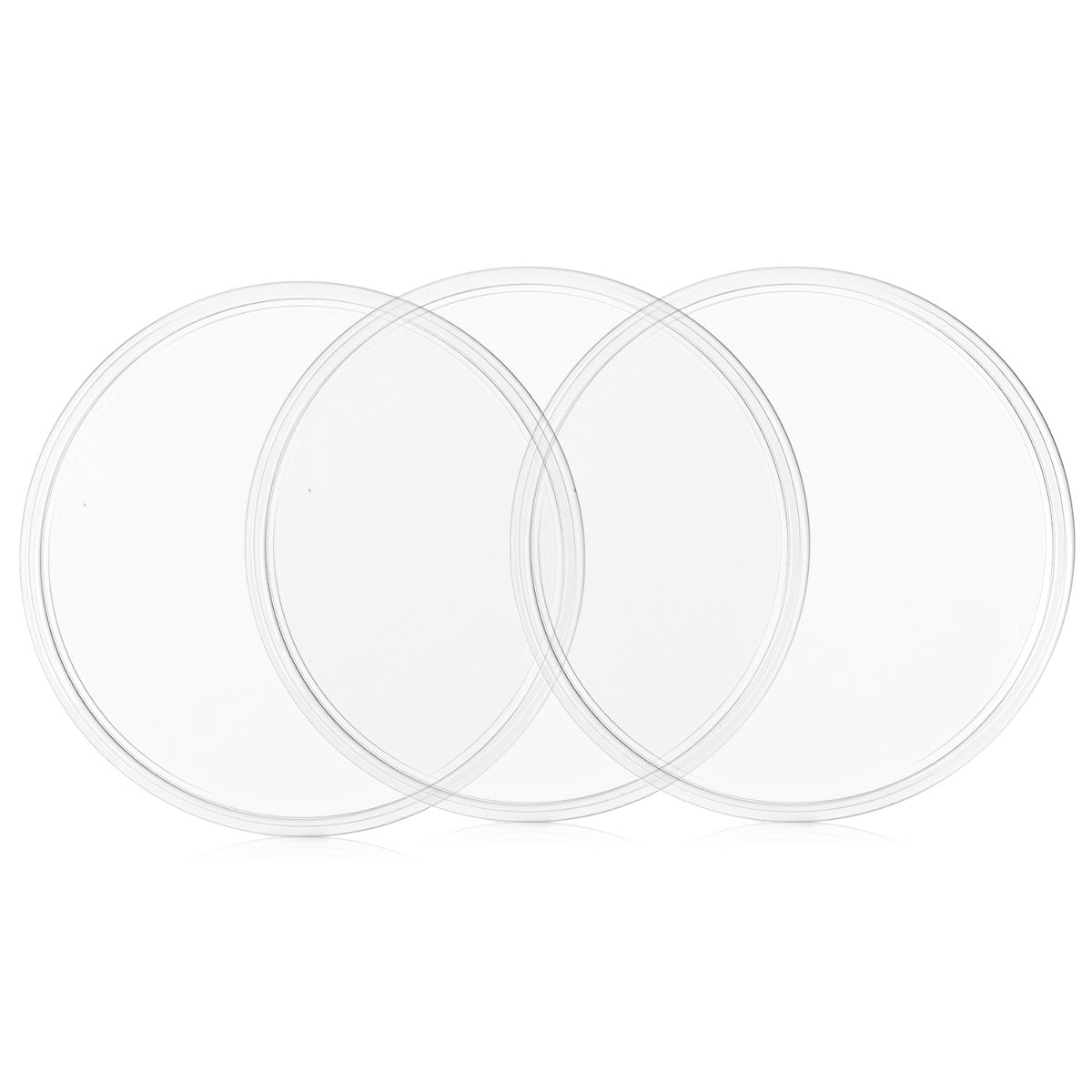 kwmobile 3x Universal Gel Klebepads - Doppelseitig klebende Anti-Rutsch Silikon Gelpads Transparent - optimal als Smartphone Halter und Navi Halterung Transparent  