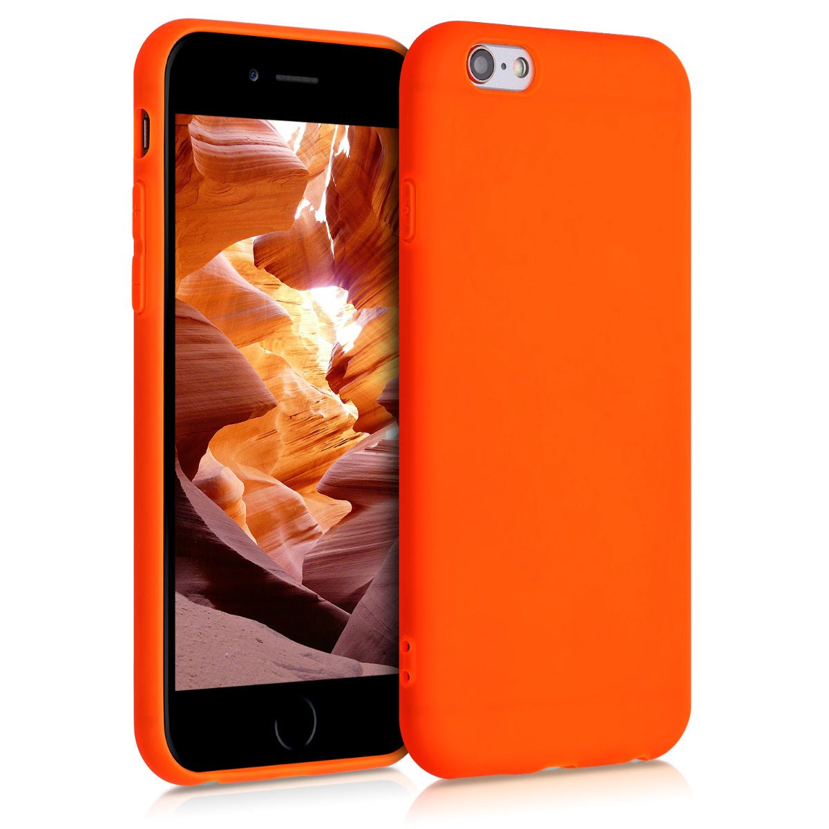 kwmobile Handyhülle für Apple iPhone 6 / 6S Hülle - Kabelloses Laden - Schutzhülle Cover