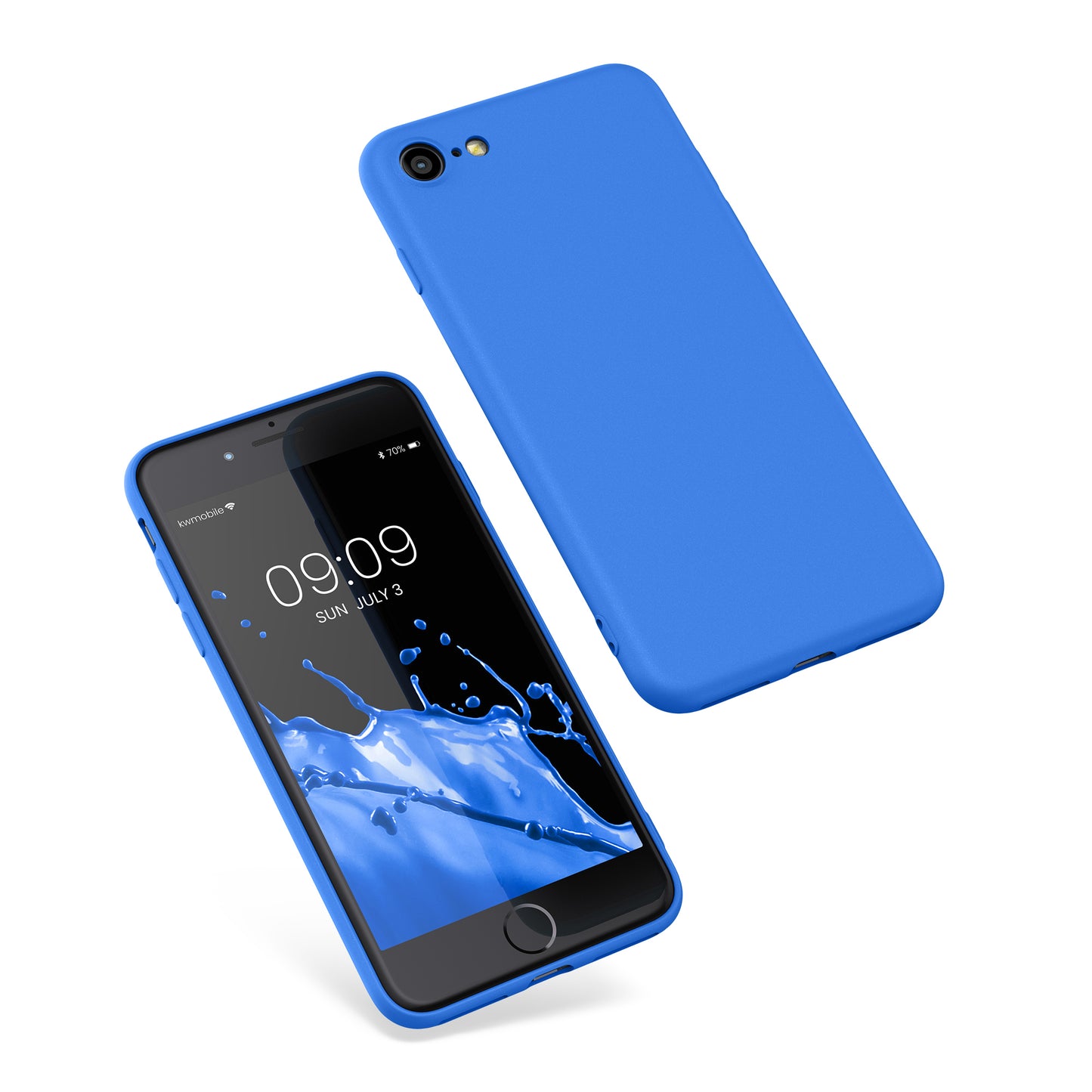 kwmobile Handyhülle für Apple iPhone SE (2022) / SE (2020) / 8 / 7 Hülle - Kabelloses Laden - Schutzhülle Cover