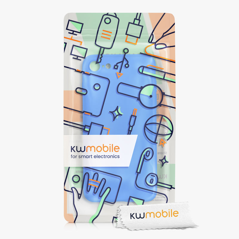 kwmobile Handyhülle für Apple iPhone SE (2022) / SE (2020) / 8 / 7 Hülle - Kabelloses Laden - Schutzhülle Cover