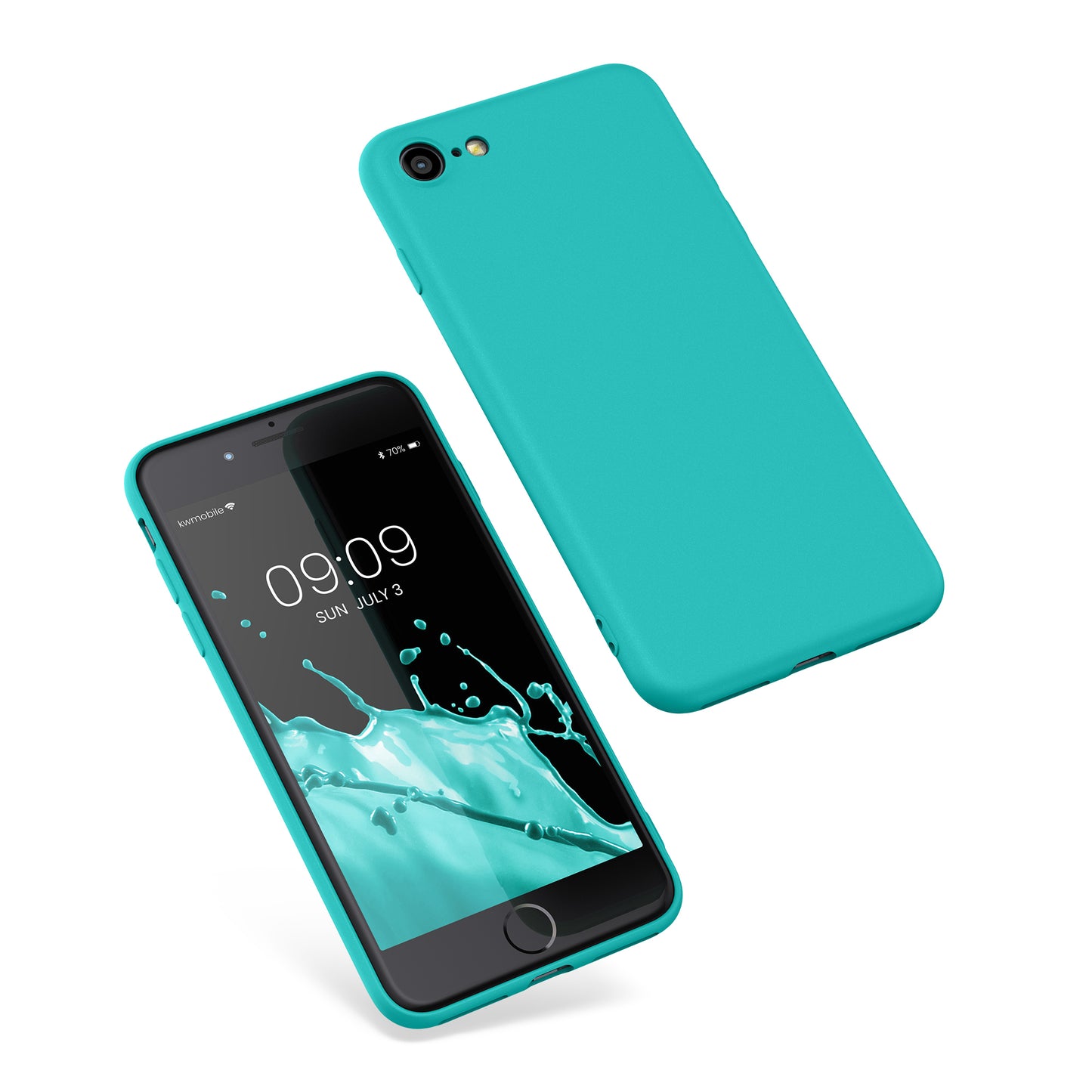 kwmobile Handyhülle für Apple iPhone SE (2022) / SE (2020) / 8 / 7 Hülle - Kabelloses Laden - Schutzhülle Cover