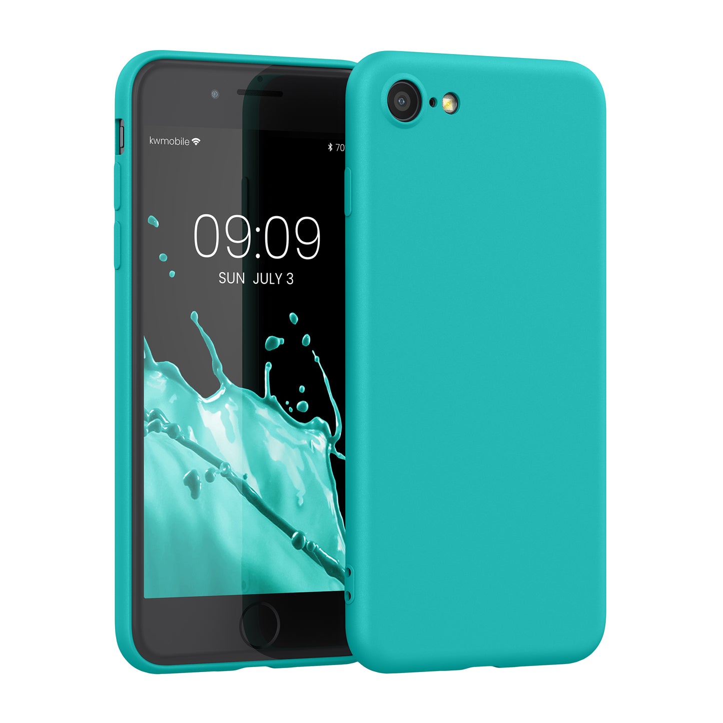 kwmobile Handyhülle für Apple iPhone SE (2022) / SE (2020) / 8 / 7 Hülle - Kabelloses Laden - Schutzhülle Cover