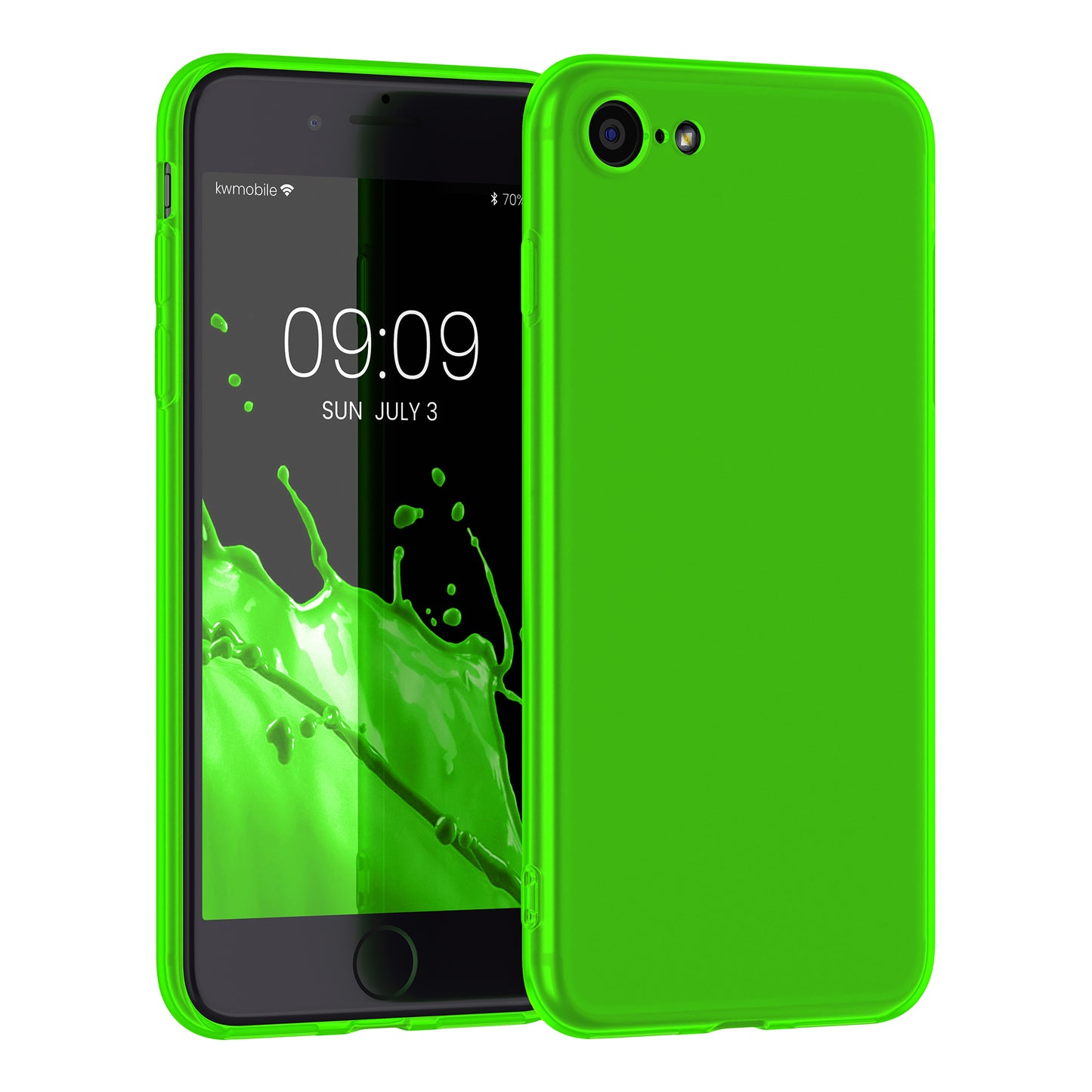kwmobile Handyhülle für Apple iPhone SE (2022) / SE (2020) / 8 / 7 Hülle - Kabelloses Laden - Schutzhülle Cover