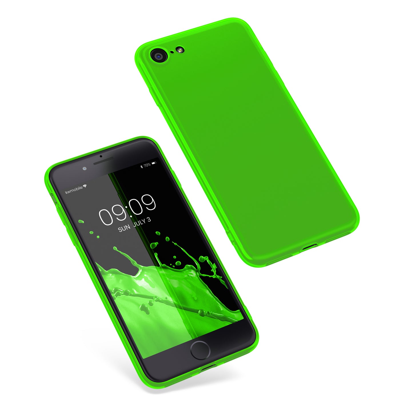 kwmobile Handyhülle für Apple iPhone SE (2022) / SE (2020) / 8 / 7 Hülle - Kabelloses Laden - Schutzhülle Cover