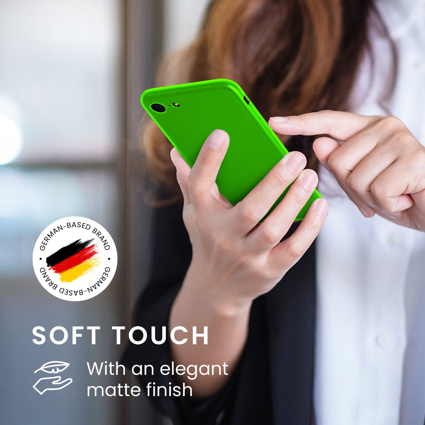 kwmobile Handyhülle für Apple iPhone SE (2022) / SE (2020) / 8 / 7 Hülle - Kabelloses Laden - Schutzhülle Cover