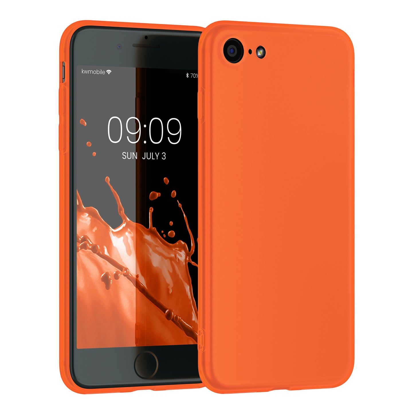 kwmobile Handyhülle für Apple iPhone SE (2022) / SE (2020) / 8 / 7 Hülle - Kabelloses Laden - Schutzhülle Cover