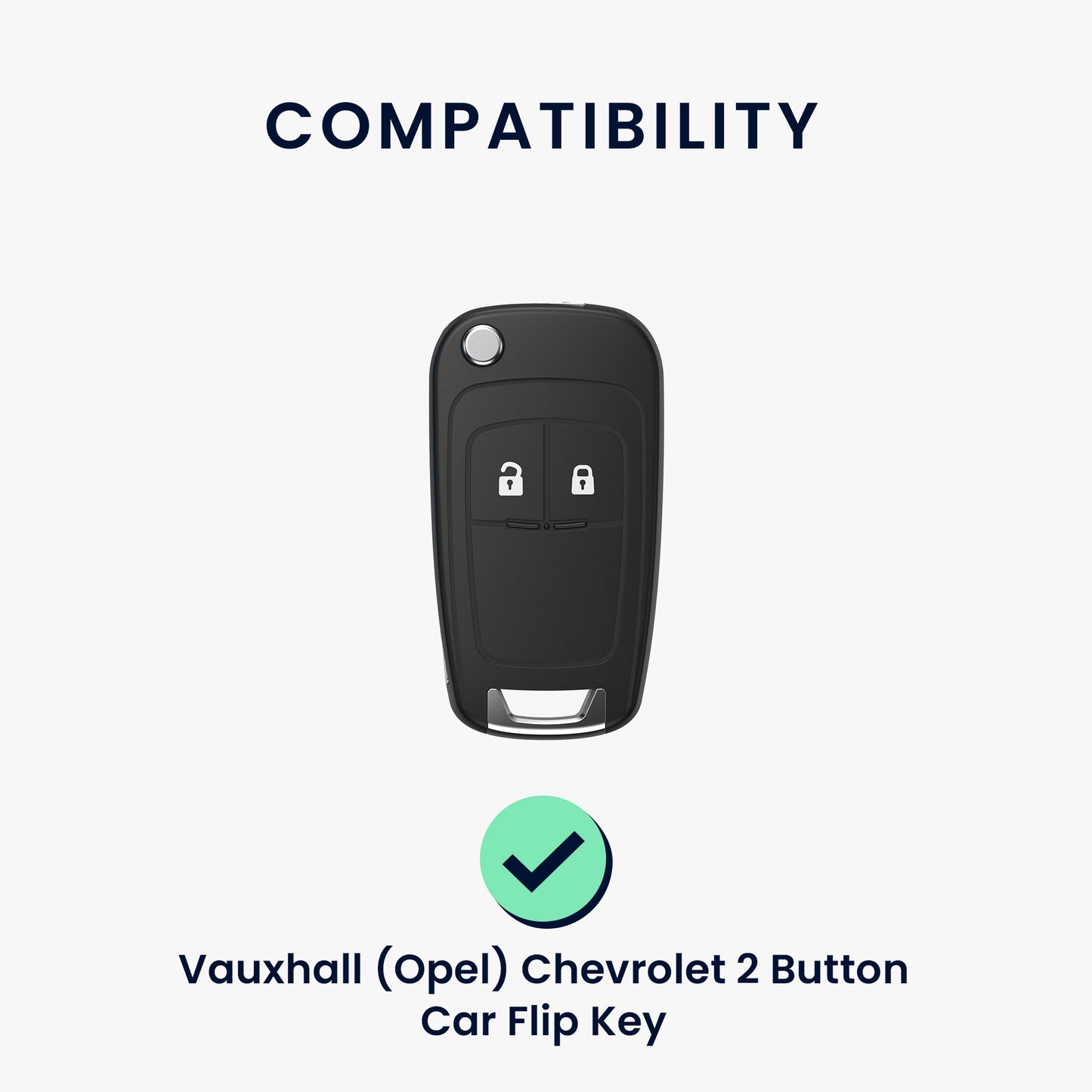 Opel Chevrolet 2-Tasten Klapp Autoschlüssel Silikon Schlüsselhülle