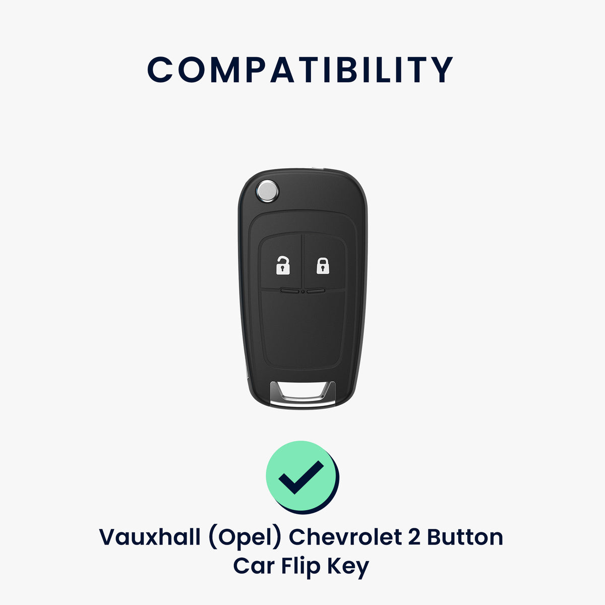 Opel Chevrolet 2-Tasten Klapp Autoschlüssel Silikon Schlüsselhülle