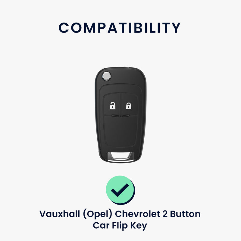Opel Chevrolet 2-Tasten Klapp Autoschlüssel Silikon Schlüsselhülle