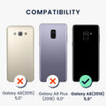 kwmobile Handyhülle für Samsung Galaxy A8 (2018) - Kabelloses Laden - Schutzhülle Cover