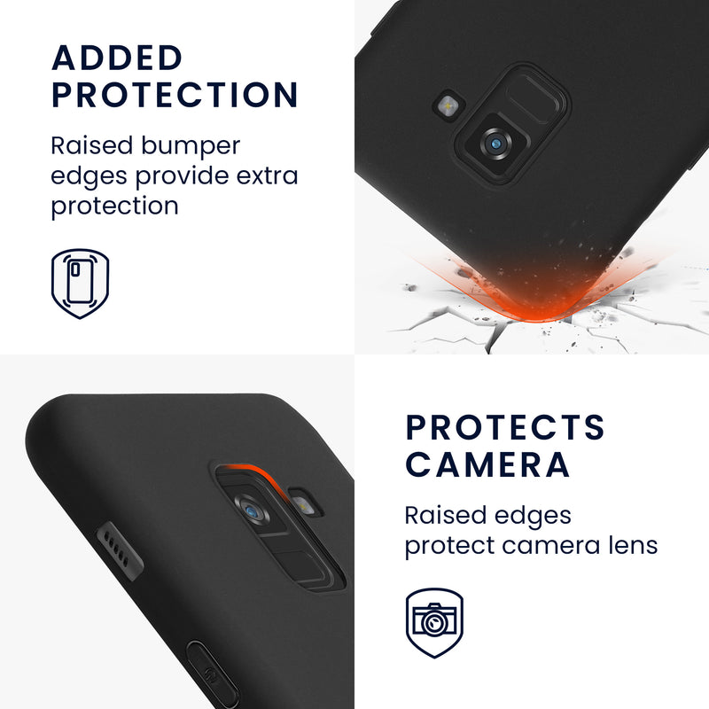 kwmobile Handyhülle für Samsung Galaxy A8 (2018) - Kabelloses Laden - Schutzhülle Cover