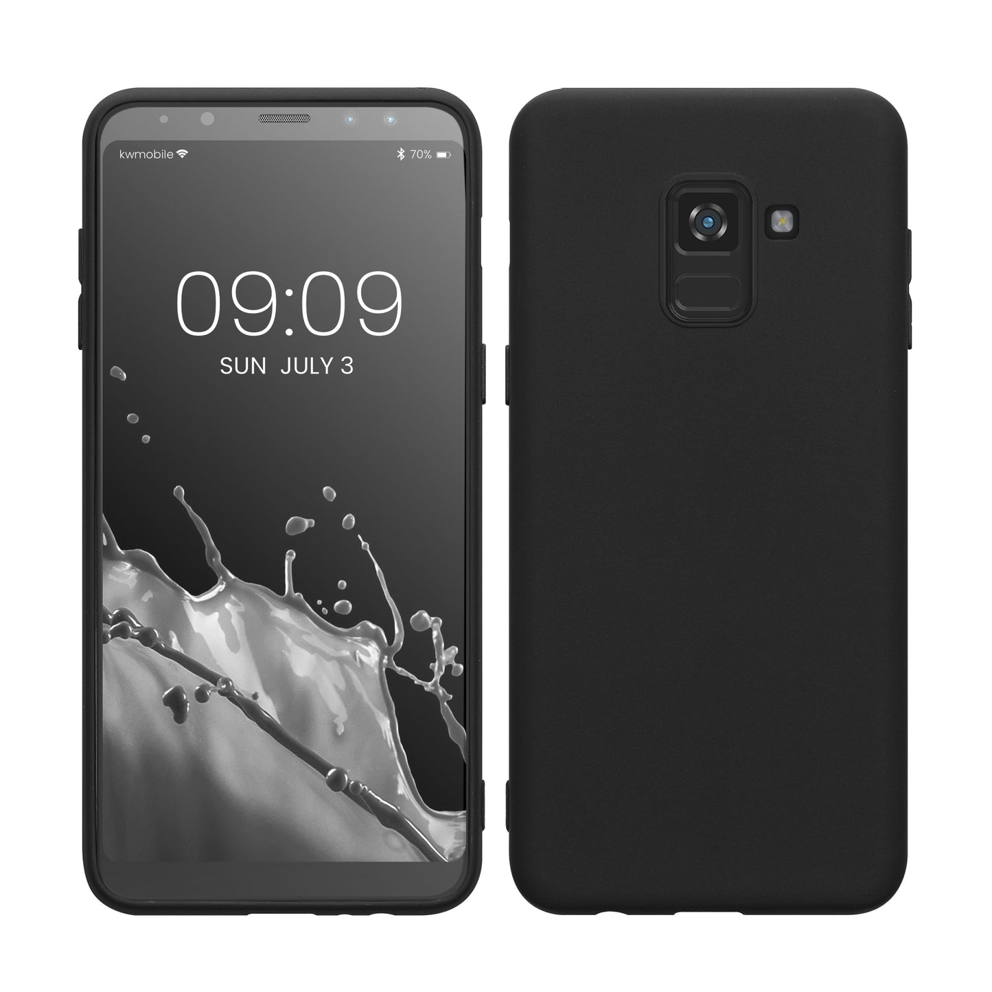 kwmobile Handyhülle für Samsung Galaxy A8 (2018) - Kabelloses Laden - Schutzhülle Cover