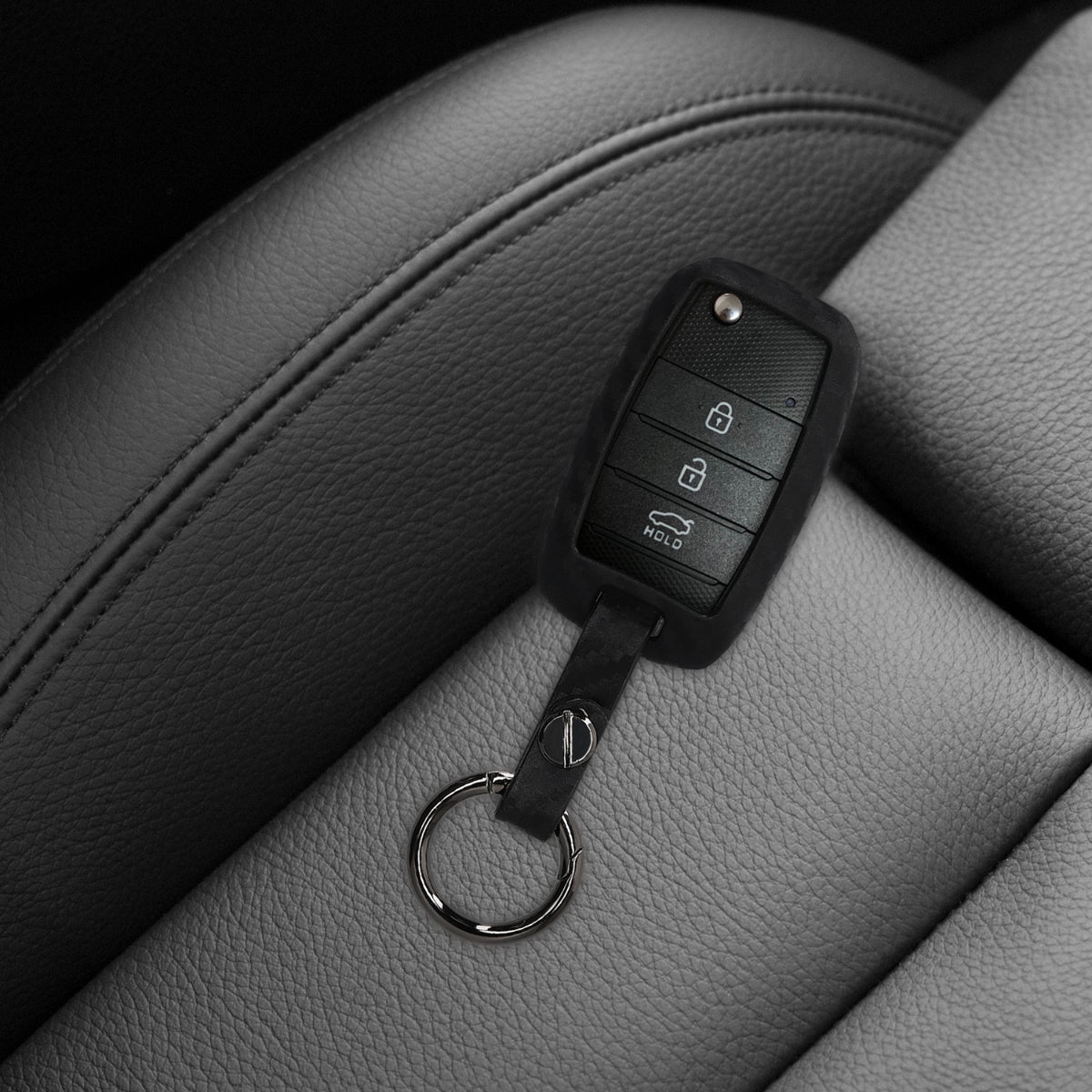 kwmobile Schlüsselhülle für Kia 3-4-Tasten Autoschlüssel Hülle - Autoschlüssel Schlüssel Hülle - Schlüsselschutz Gehäuse
