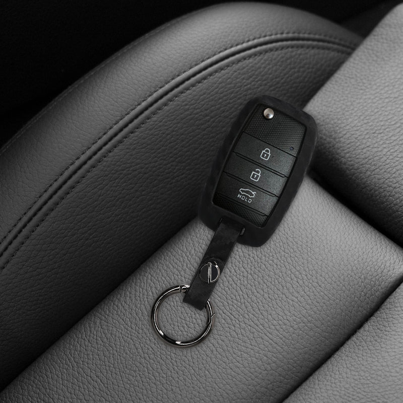 kwmobile Schlüsselhülle für Kia 3-4-Tasten Autoschlüssel Hülle - Autoschlüssel Schlüssel Hülle - Schlüsselschutz Gehäuse