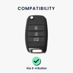 Kia 3-4-Tasten Autoschlüssel Schlüsselhülle Don't touch my Key