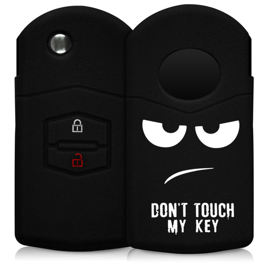 Mazda 2-Tasten Autoschlüssel Schlüsselhülle Don't touch my Key