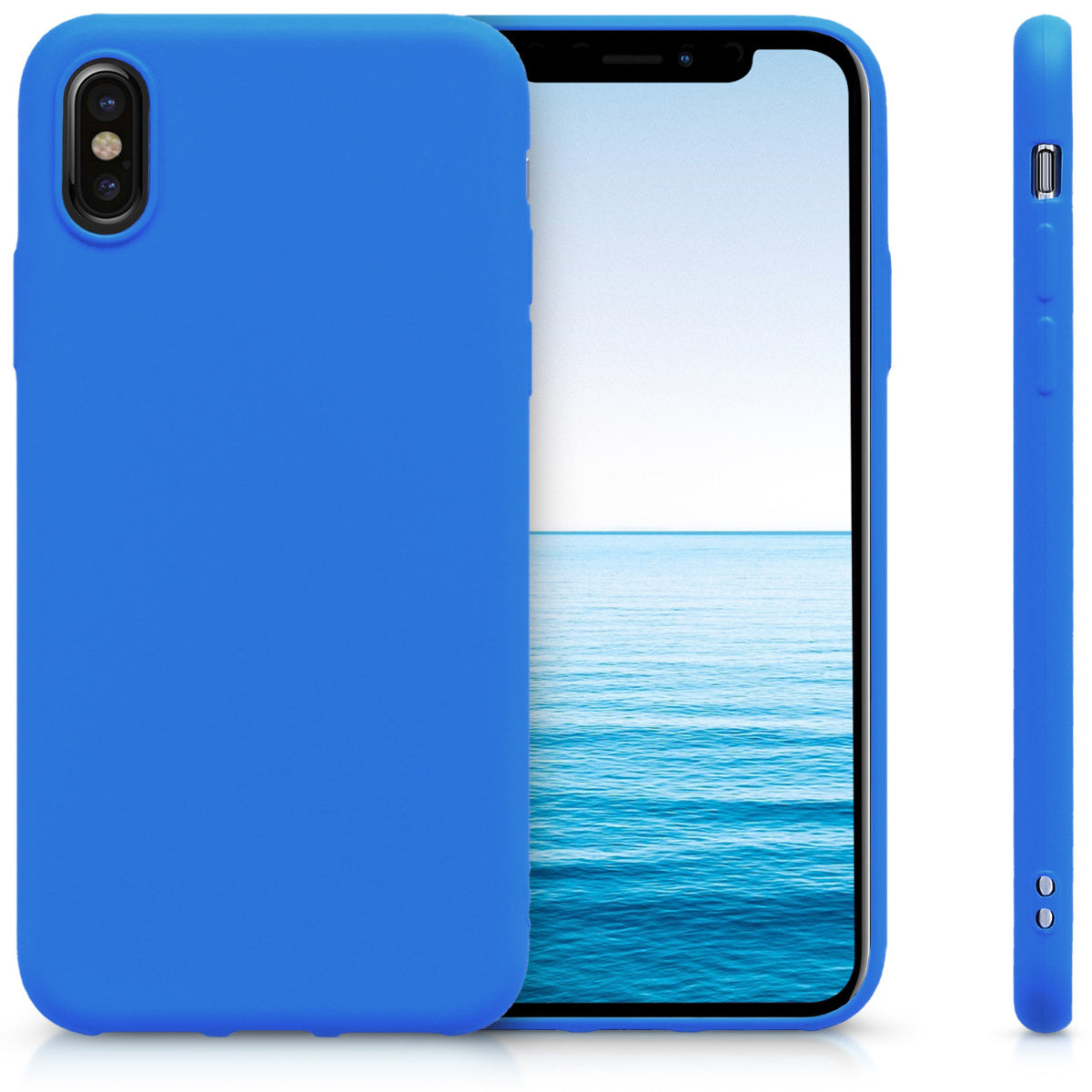 kwmobile Handyhülle für Apple iPhone X Hülle - Schutzhülle Cover - Kabelloses Laden