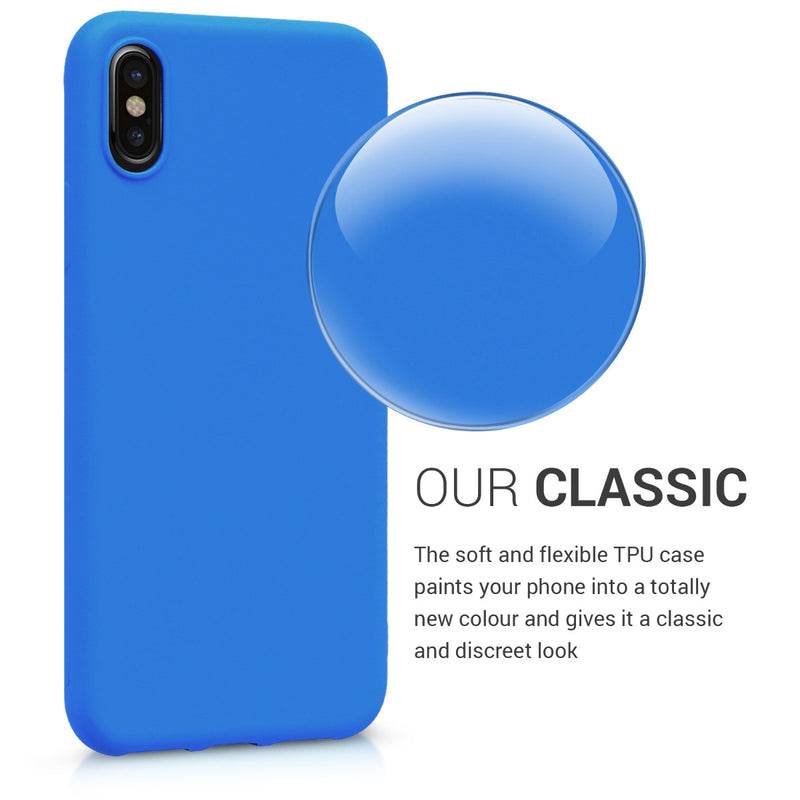 kwmobile Handyhülle für Apple iPhone X Hülle - Schutzhülle Cover - Kabelloses Laden