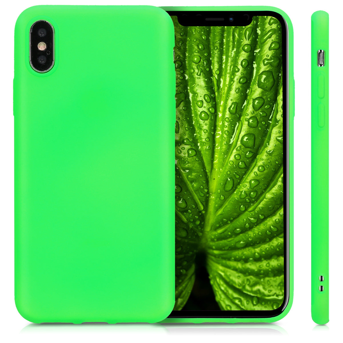 kwmobile Handyhülle für Apple iPhone X Hülle - Schutzhülle Cover - Kabelloses Laden