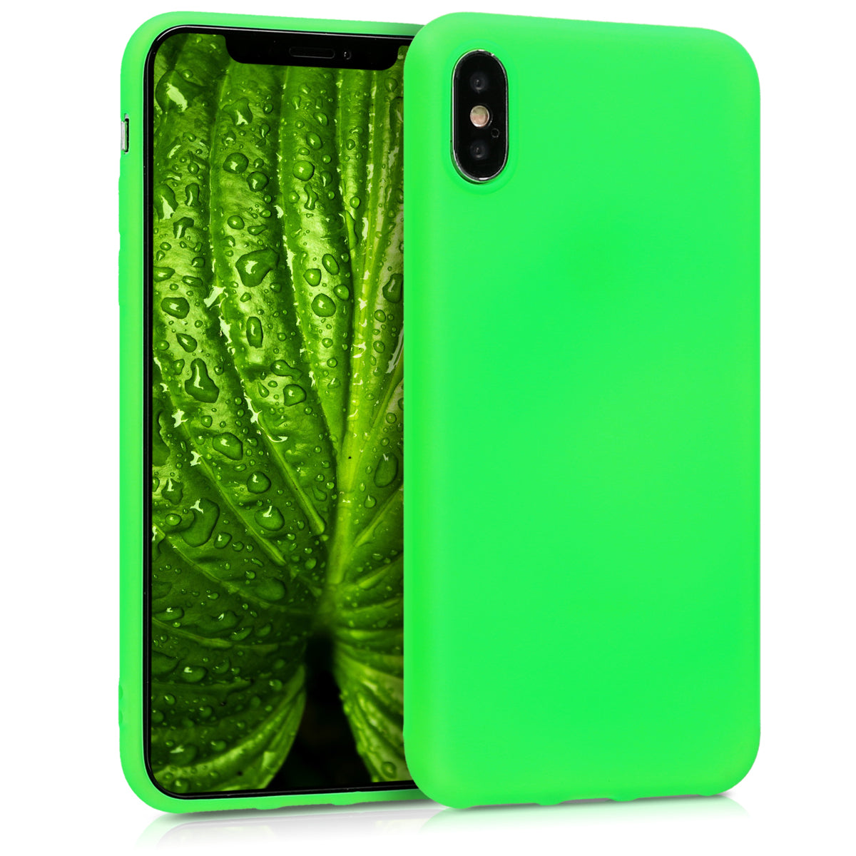 kwmobile Handyhülle für Apple iPhone X Hülle - Schutzhülle Cover - Kabelloses Laden