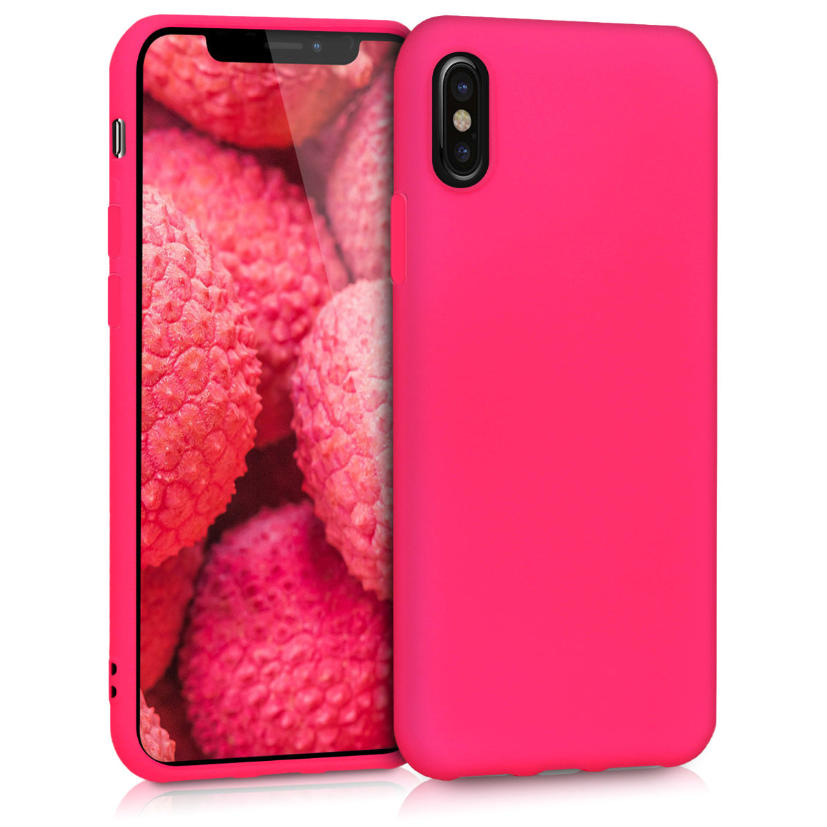 kwmobile Handyhülle für Apple iPhone X Hülle - Schutzhülle Cover - Kabelloses Laden