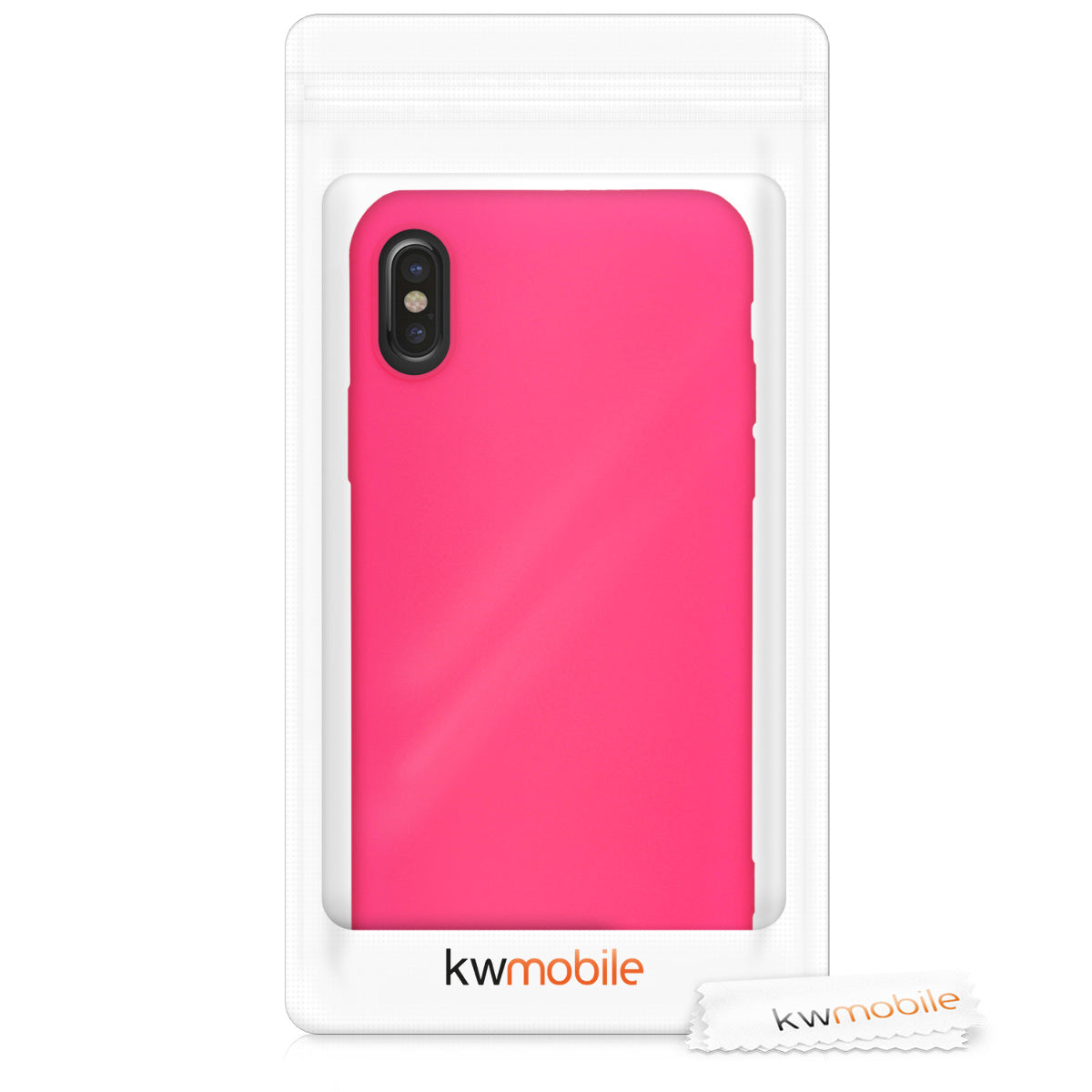 kwmobile Handyhülle für Apple iPhone X Hülle - Schutzhülle Cover - Kabelloses Laden