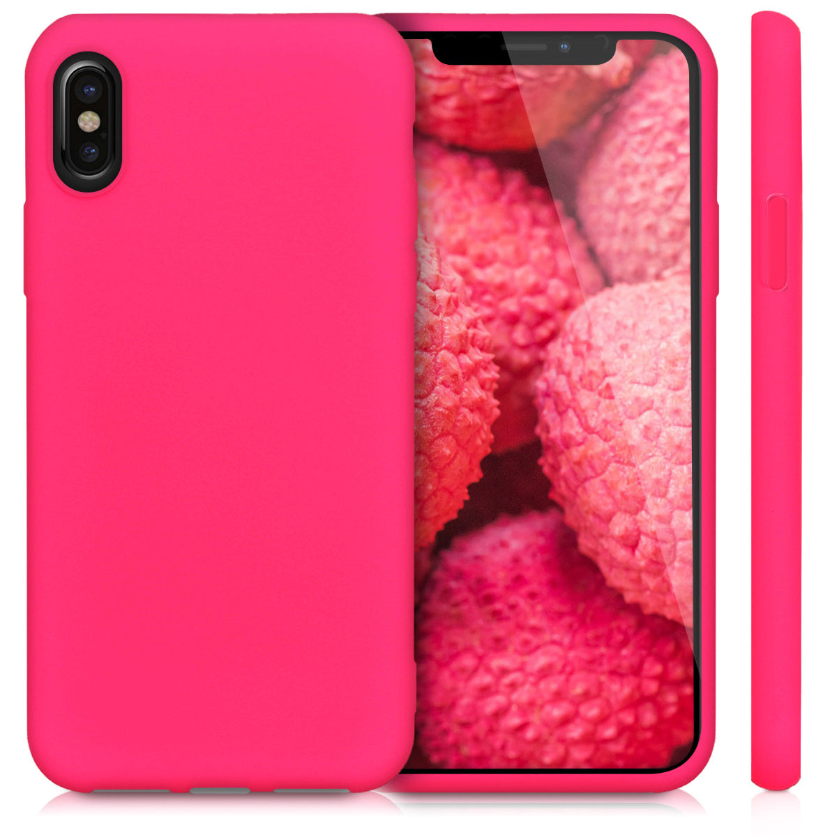 kwmobile Handyhülle für Apple iPhone X Hülle - Schutzhülle Cover - Kabelloses Laden