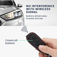 Ford 3-Tasten Autoschlüssel Keyless Go Kunstleder Schlüsselhülle Don't Touch My Key