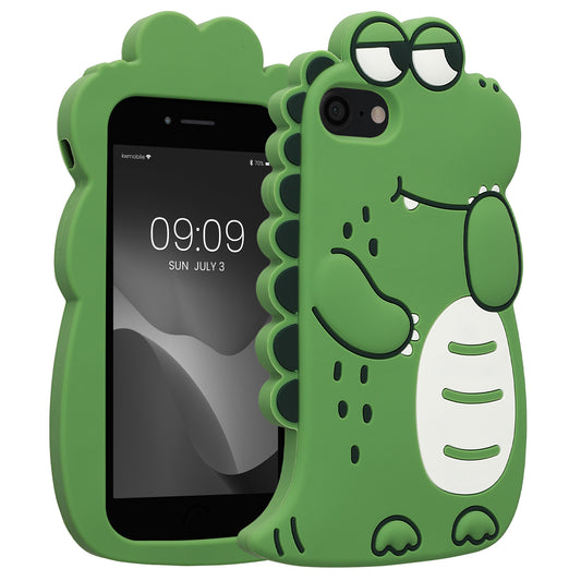 kwmobile Schutzhülle kompatibel mit Apple iPhone SE (2022) / iPhone SE (2020) / iPhone 8 / iPhone 7 - Hülle Handy - Handyhülle - Silikon Cover Case