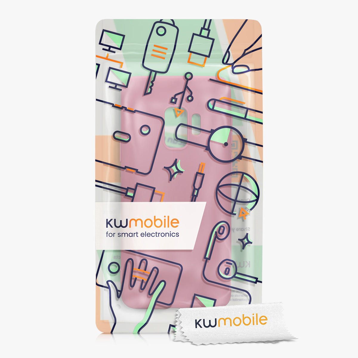 kwmobile Handyhülle für Samsung Galaxy S9 Hülle - Kabelloses Laden - Schutzhülle Cover