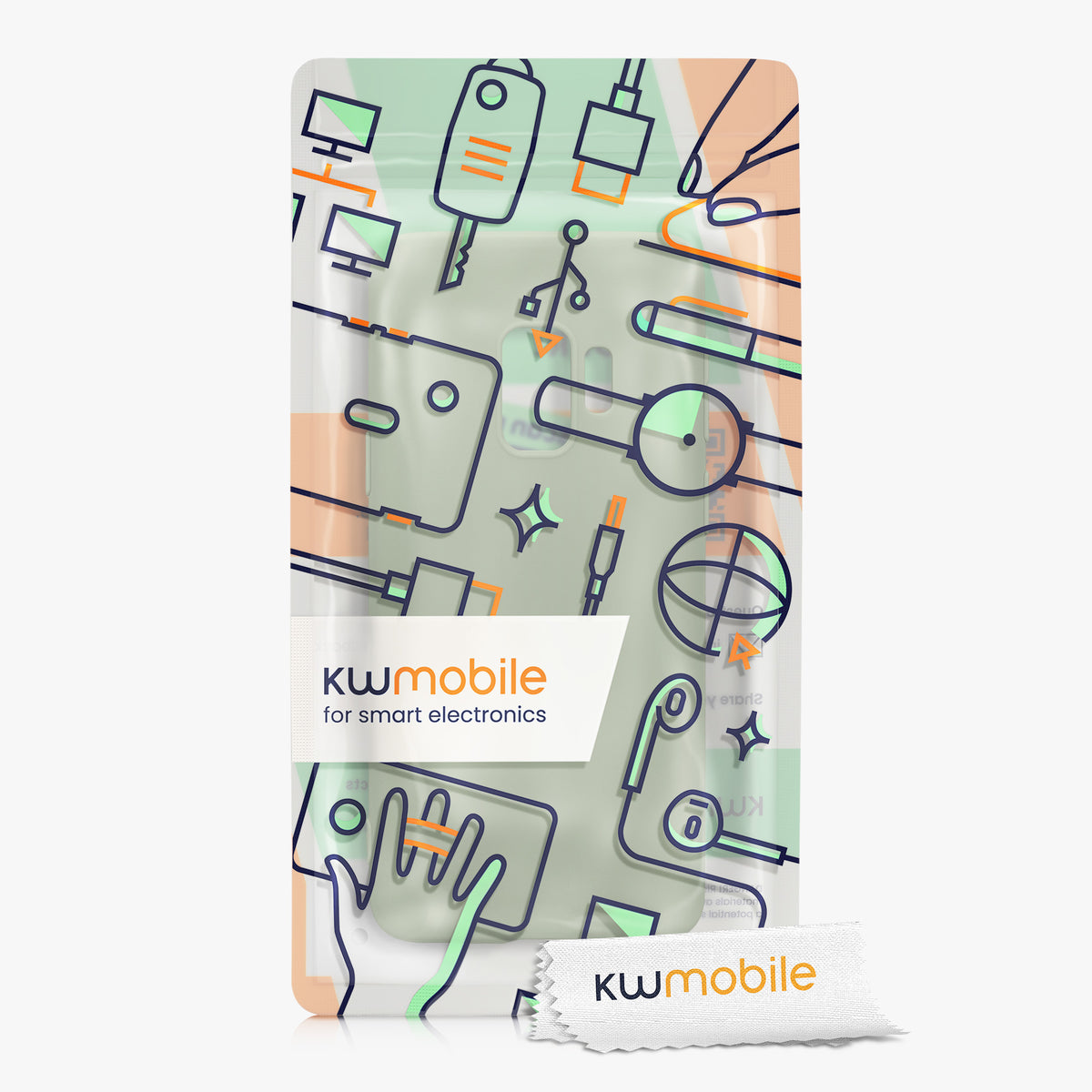 kwmobile Handyhülle für Samsung Galaxy S9 Hülle - Kabelloses Laden - Schutzhülle Cover