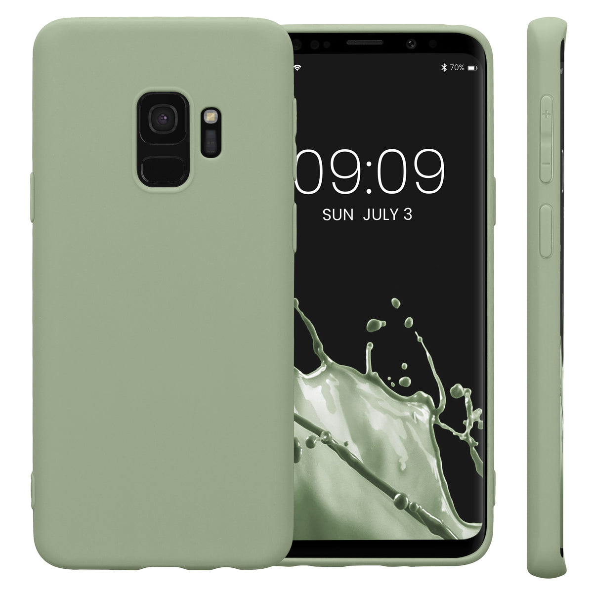 kwmobile Handyhülle für Samsung Galaxy S9 Hülle - Kabelloses Laden - Schutzhülle Cover