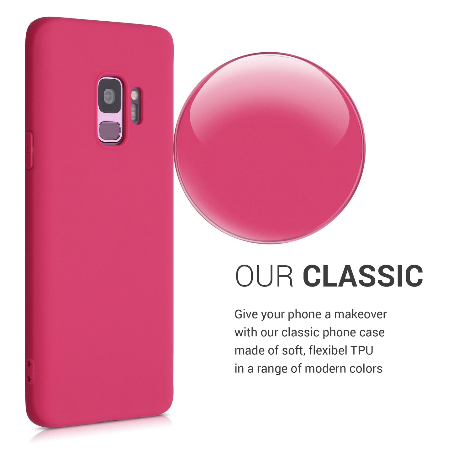 kwmobile Handyhülle für Samsung Galaxy S9 Hülle - Kabelloses Laden - Schutzhülle Cover