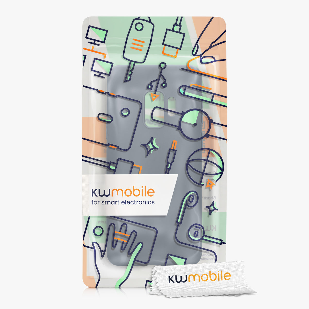 kwmobile Handyhülle für Samsung Galaxy S9 Hülle - Kabelloses Laden - Schutzhülle Cover