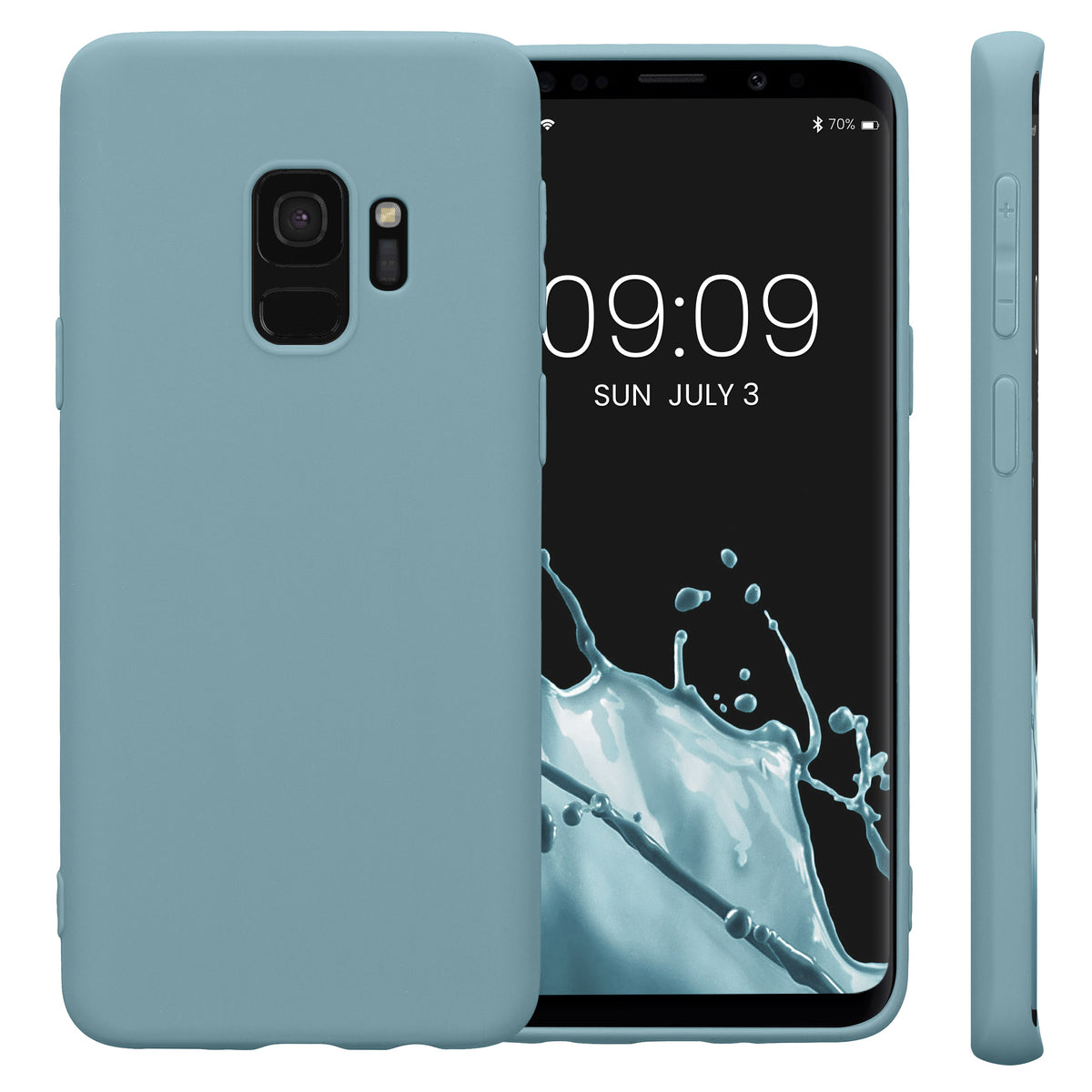 kwmobile Handyhülle für Samsung Galaxy S9 Hülle - Kabelloses Laden - Schutzhülle Cover