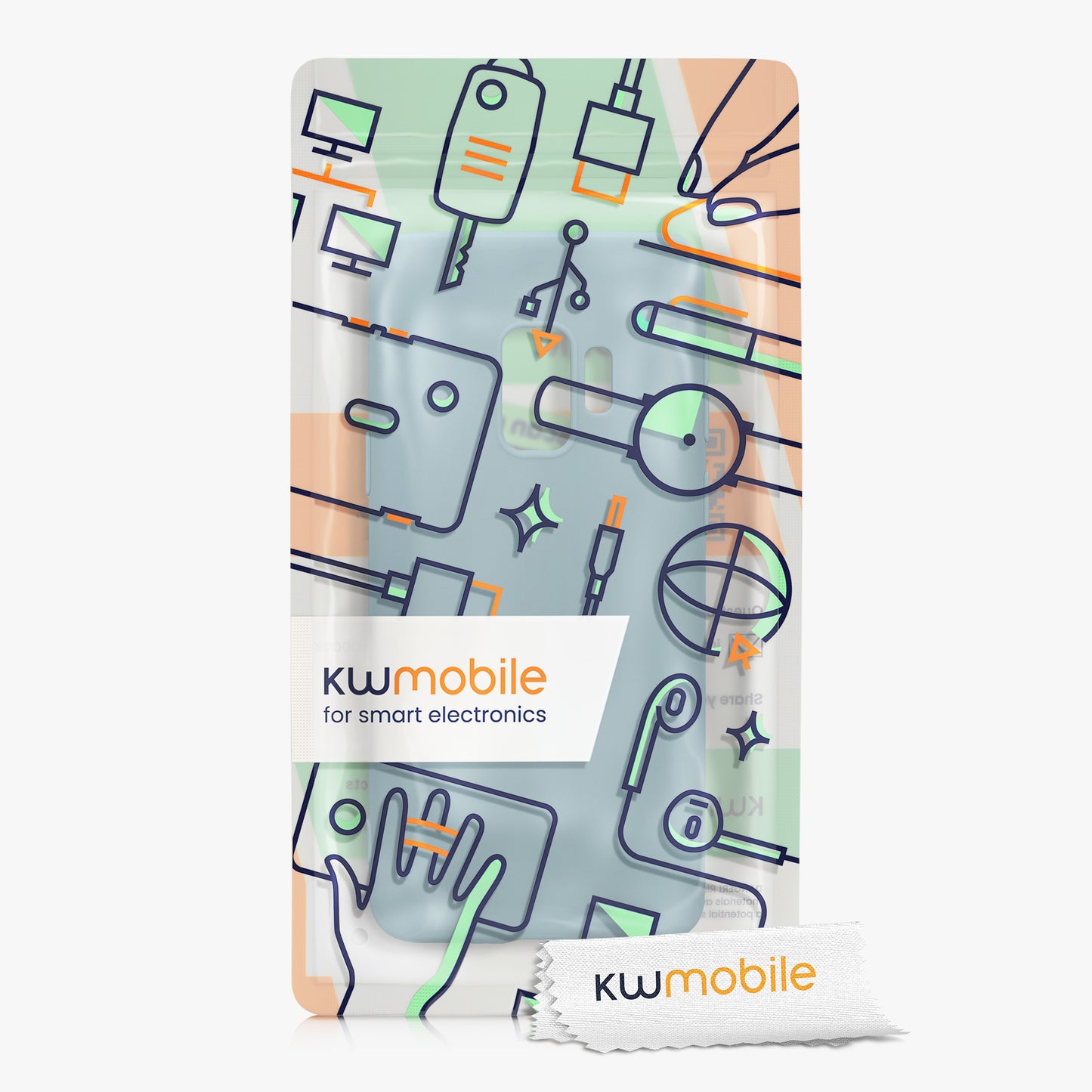 kwmobile Handyhülle für Samsung Galaxy S9 Hülle - Kabelloses Laden - Schutzhülle Cover