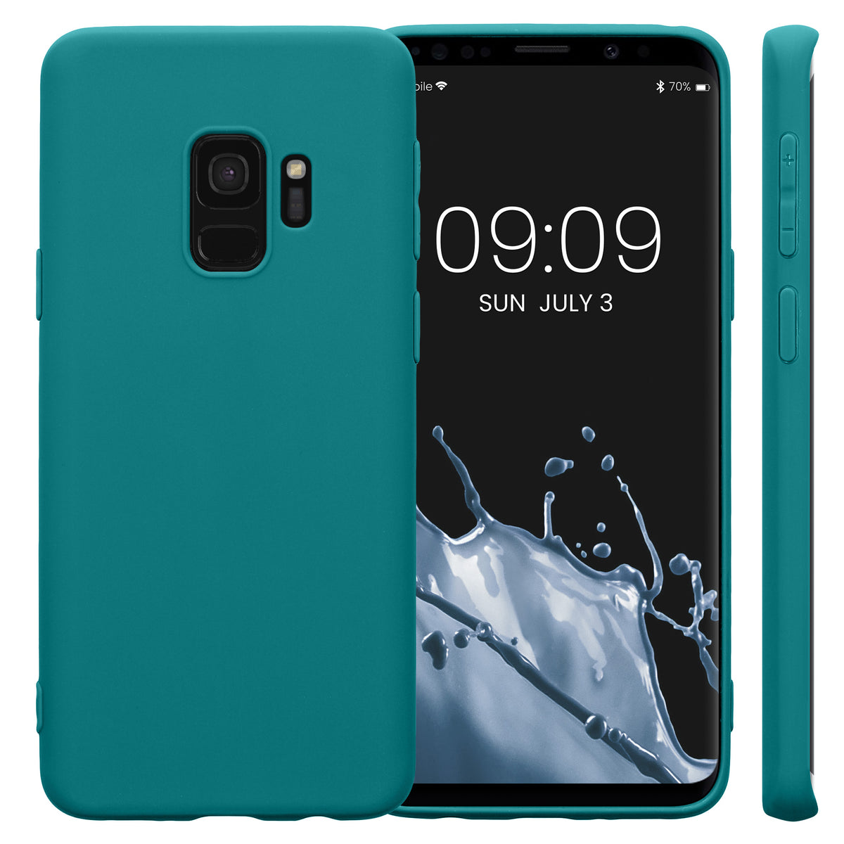 kwmobile Handyhülle für Samsung Galaxy S9 Hülle - Kabelloses Laden - Schutzhülle Cover