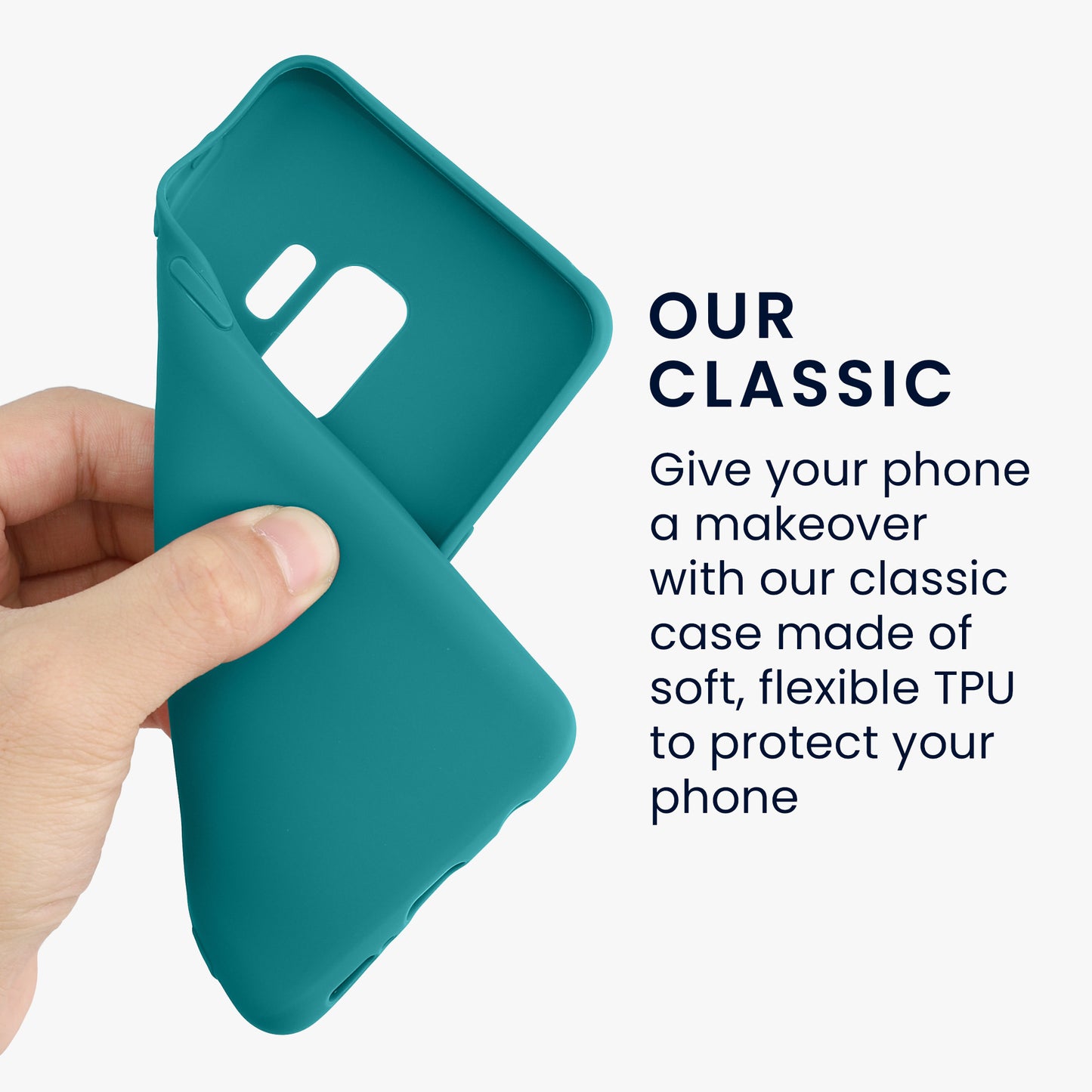 kwmobile Handyhülle für Samsung Galaxy S9 Hülle - Kabelloses Laden - Schutzhülle Cover