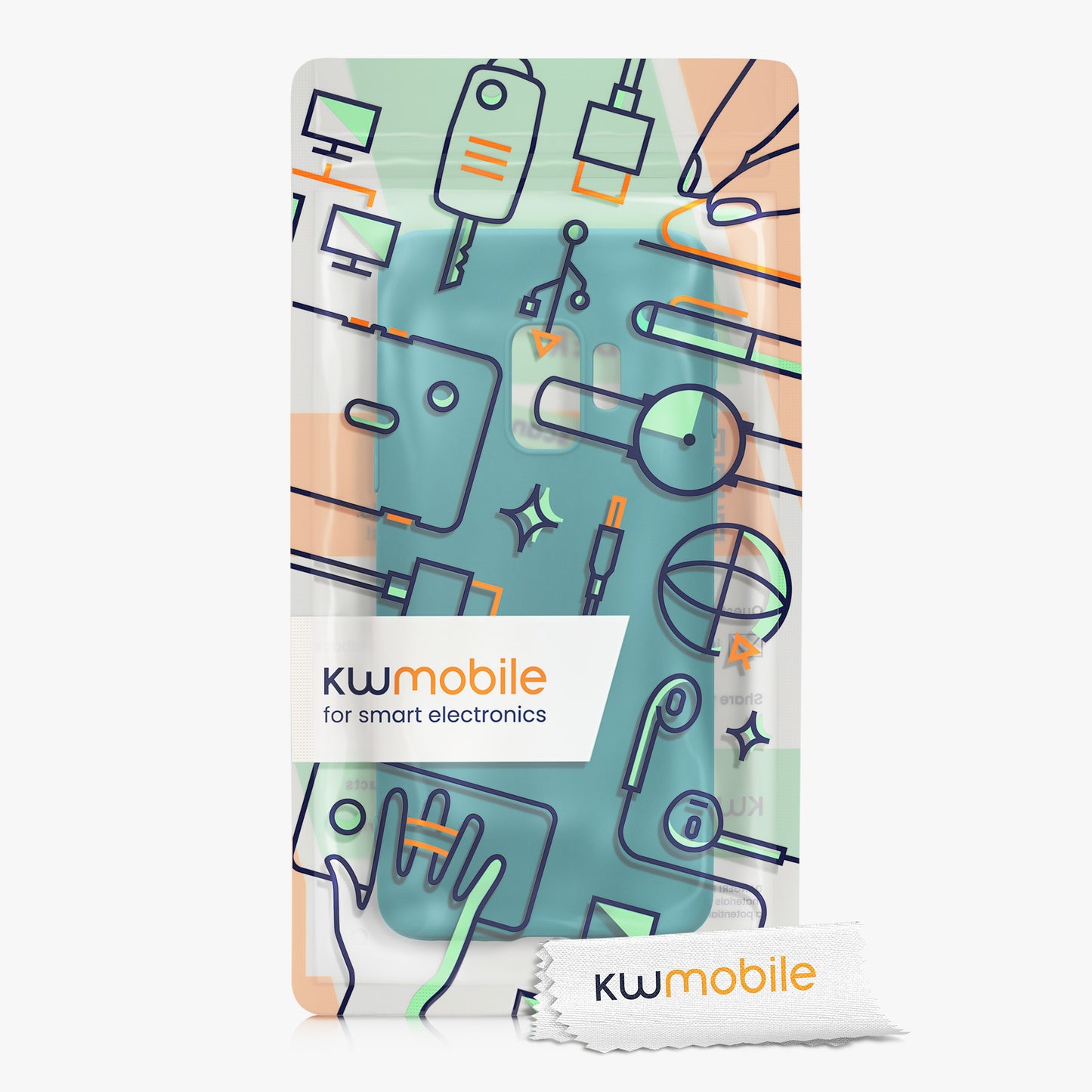 kwmobile Handyhülle für Samsung Galaxy S9 Hülle - Kabelloses Laden - Schutzhülle Cover