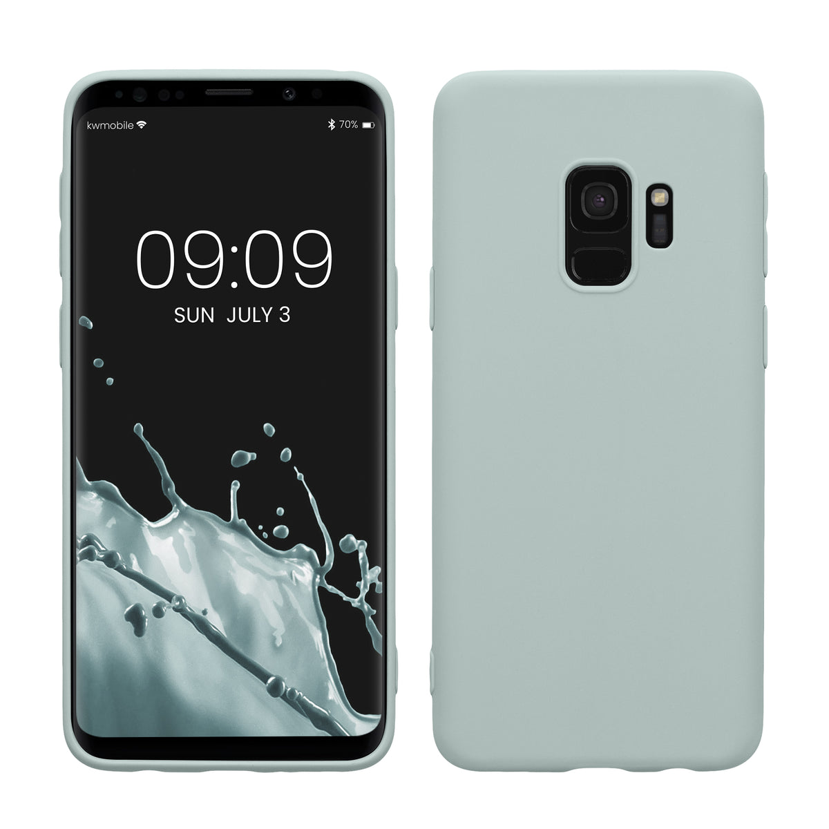kwmobile Handyhülle für Samsung Galaxy S9 Hülle - Kabelloses Laden - Schutzhülle Cover