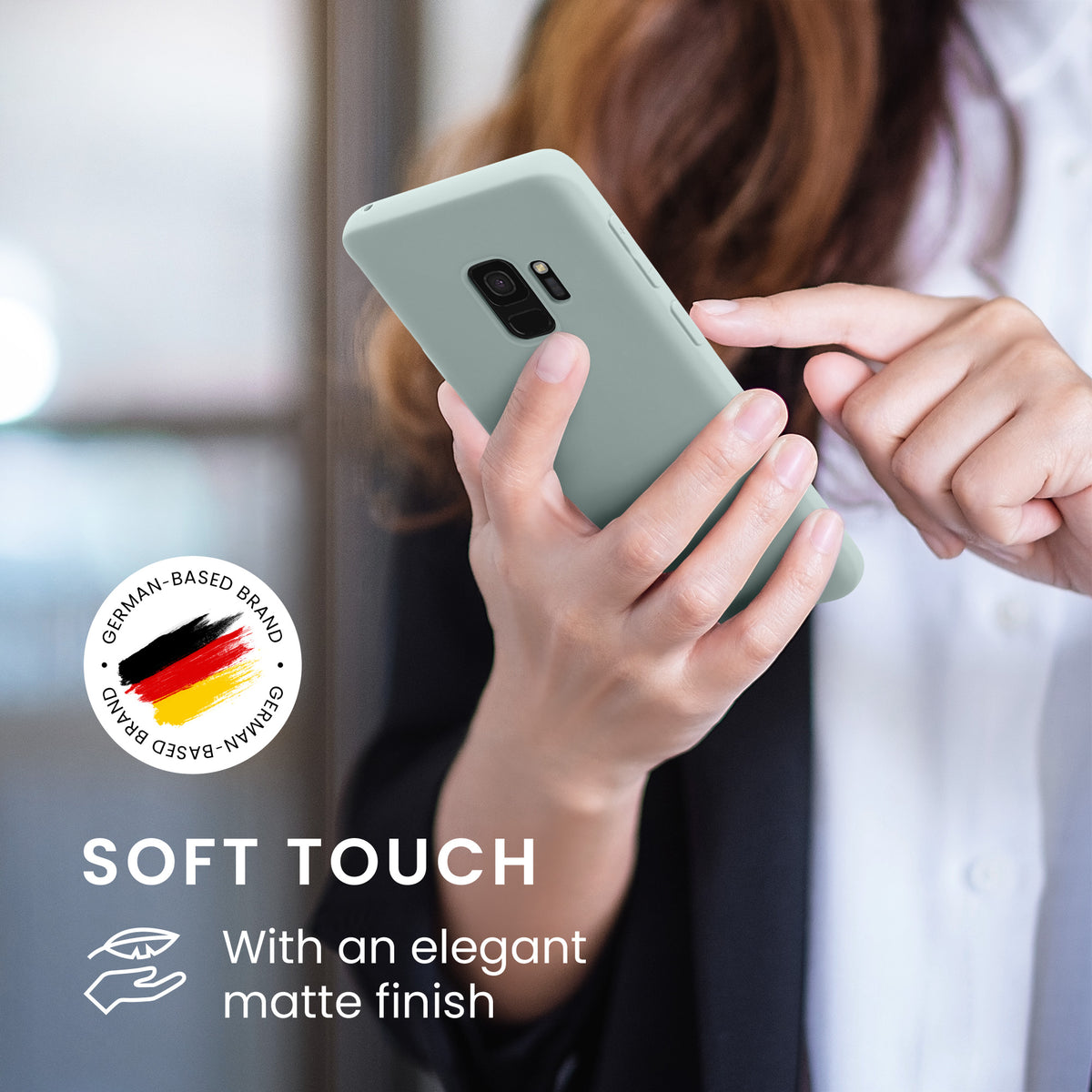 kwmobile Handyhülle für Samsung Galaxy S9 Hülle - Kabelloses Laden - Schutzhülle Cover