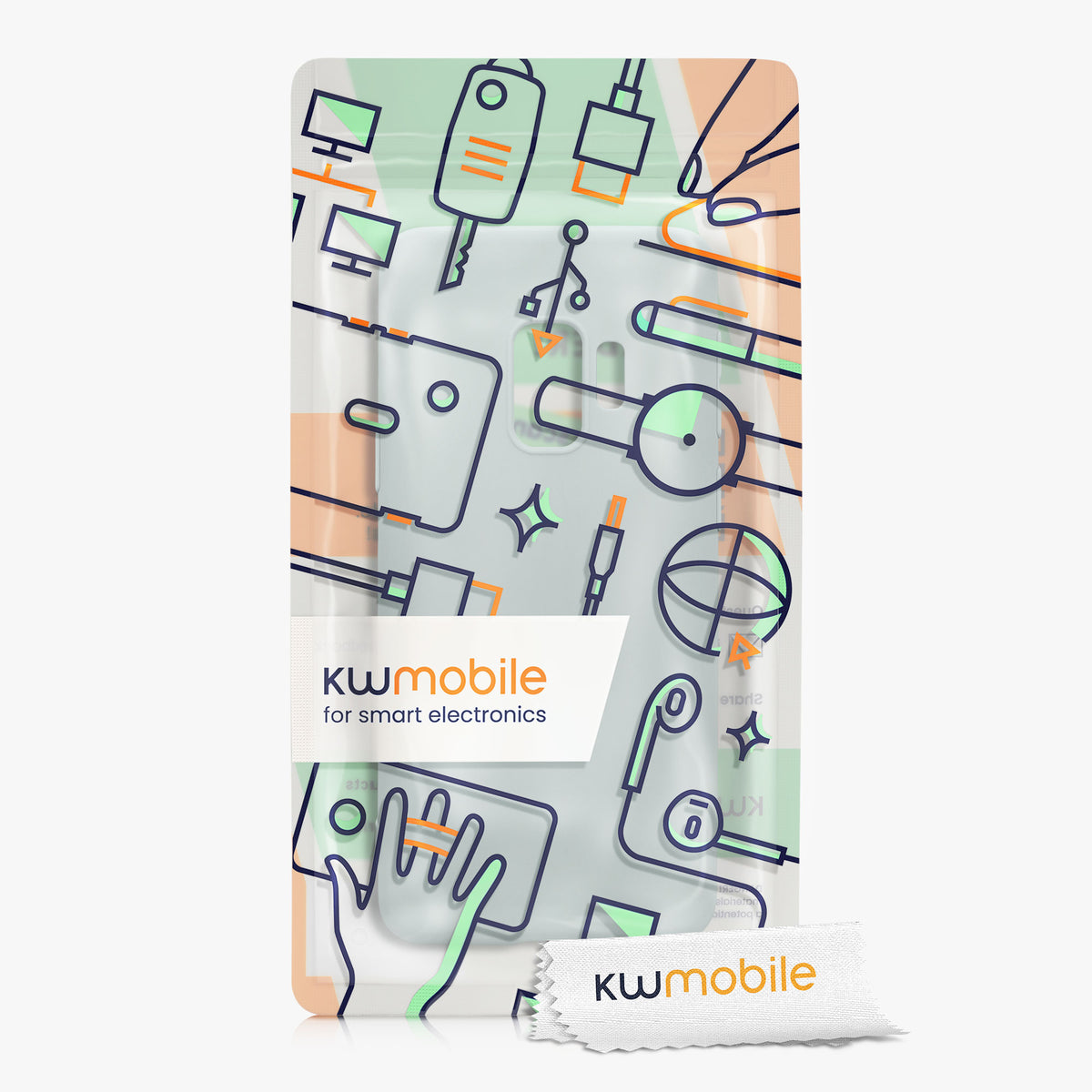 kwmobile Handyhülle für Samsung Galaxy S9 Hülle - Kabelloses Laden - Schutzhülle Cover