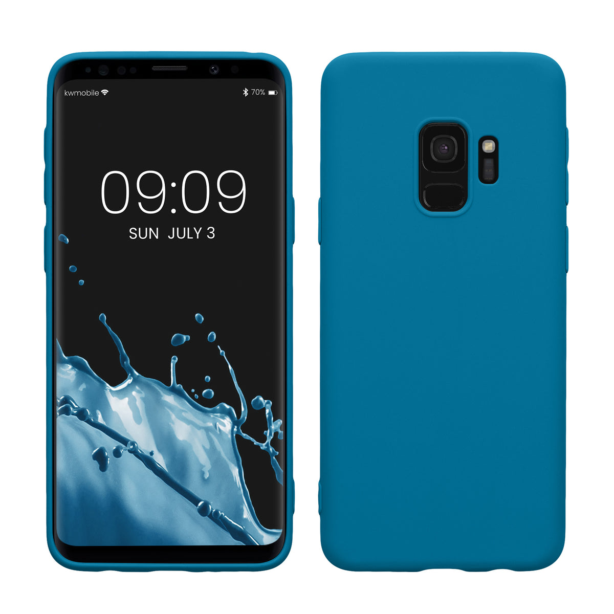 kwmobile Handyhülle für Samsung Galaxy S9 Hülle - Kabelloses Laden - Schutzhülle Cover